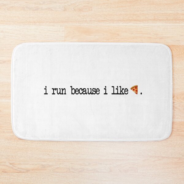 Item preview, "i run because i like pizza" Classic Design designed and sold by mindischaos.