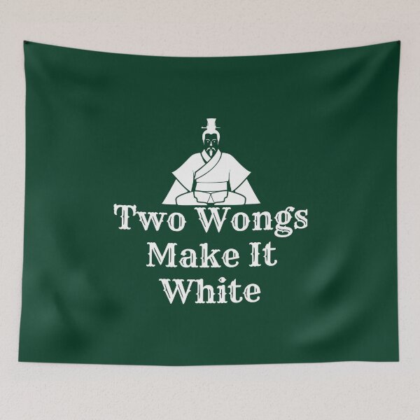 Item preview, Two Wongs Make It White  designed and sold by FoxSebastian.