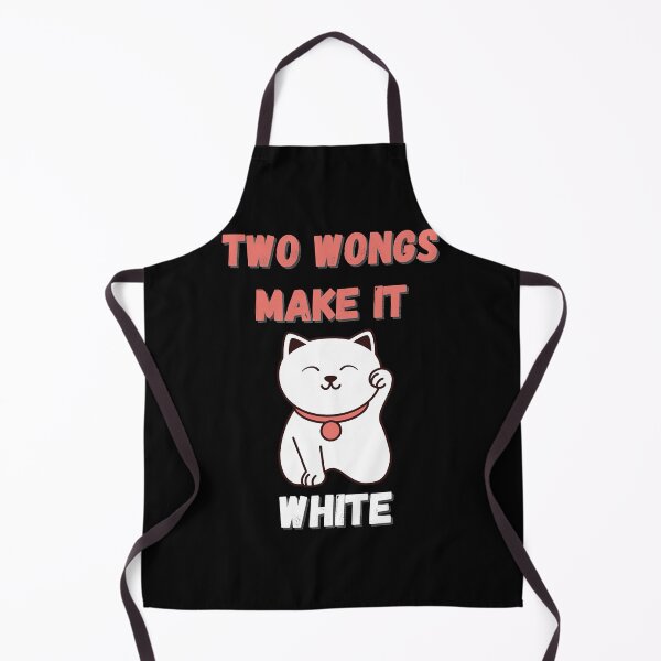 Item preview, Two Wongs Make It White Cute Funny Quote designed and sold by FoxSebastian.