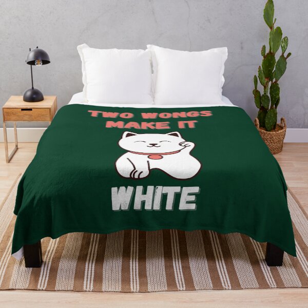Item preview, Two Wongs Make It White Cute Funny Quote  designed and sold by FoxSebastian.