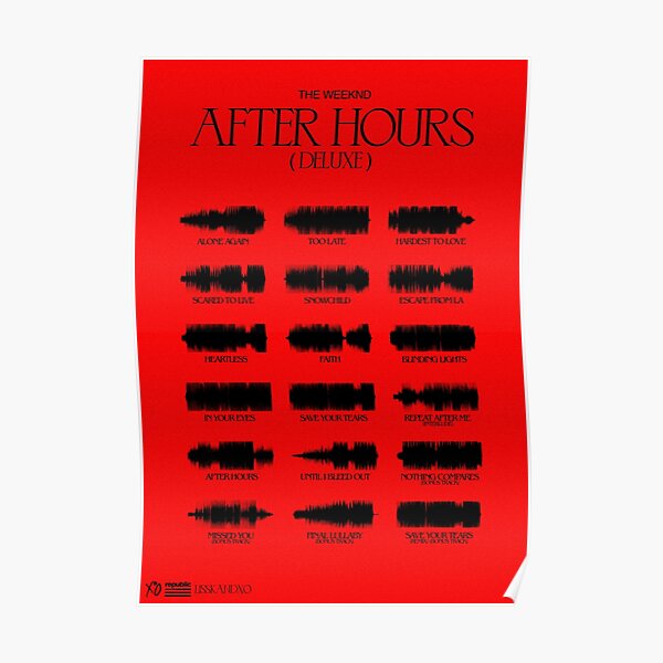 After Hours Deluxe Poster Poster