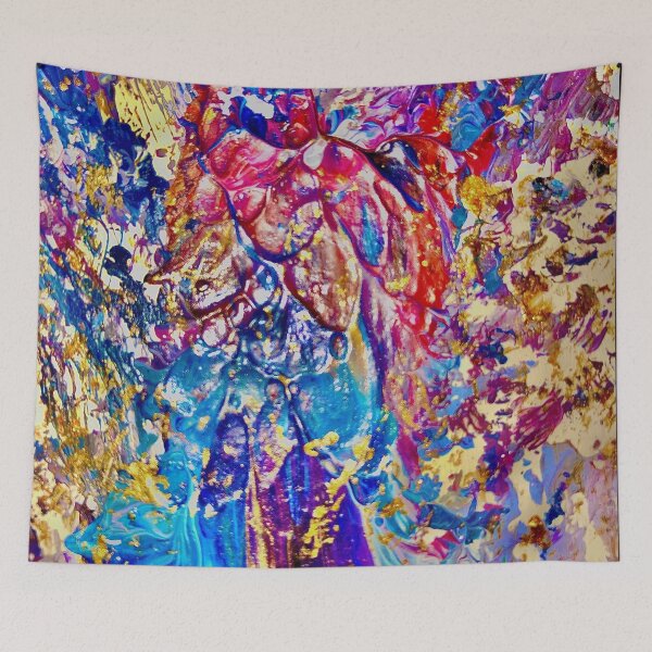 Item preview, Cosmic Colorful Power Art Print  designed and sold by SoulArtSara.