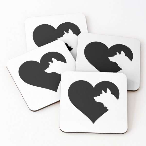 Item preview, The Heart of the Australian Kelpie Lover designed and sold by More Cute Dogs.
