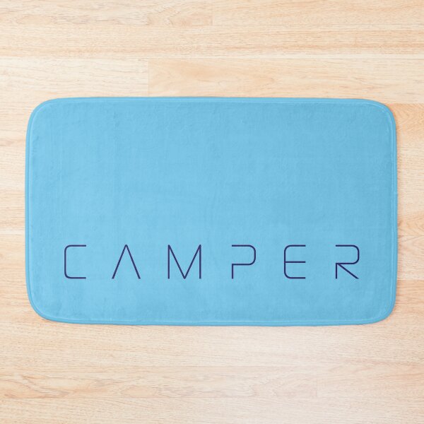 Item preview, CAMPER sticker - navy designed and sold by robnoble.