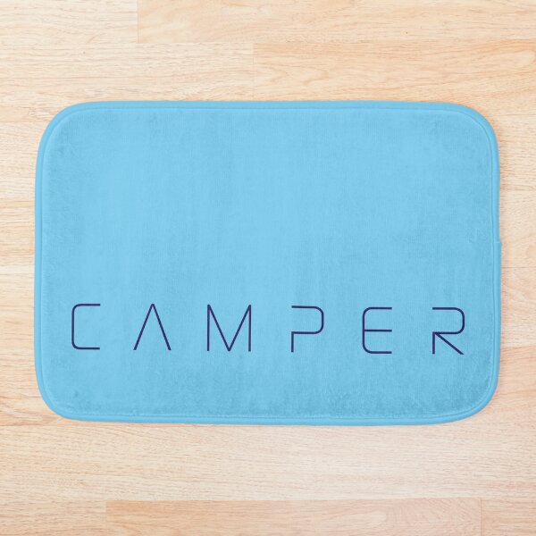 Item preview, CAMPER sticker - navy designed and sold by robnoble.