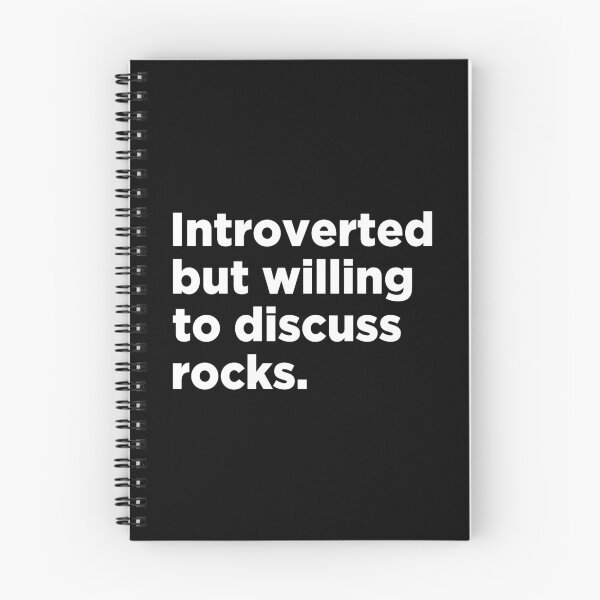 Item preview, Introverted But Willing To Discuss Rocks - Funny Rockhound designed and sold by T-shirt For You.