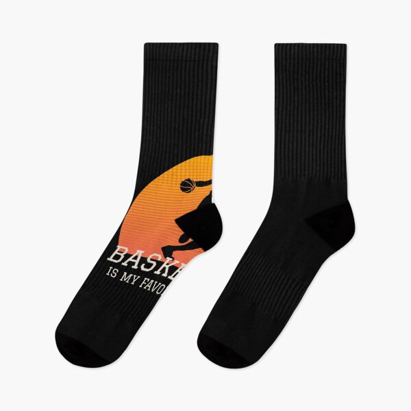 Item preview, Basketball Is My Favorite Season Retro Sunset Player Essential T-Shirt designed and sold by heajosephgi3.