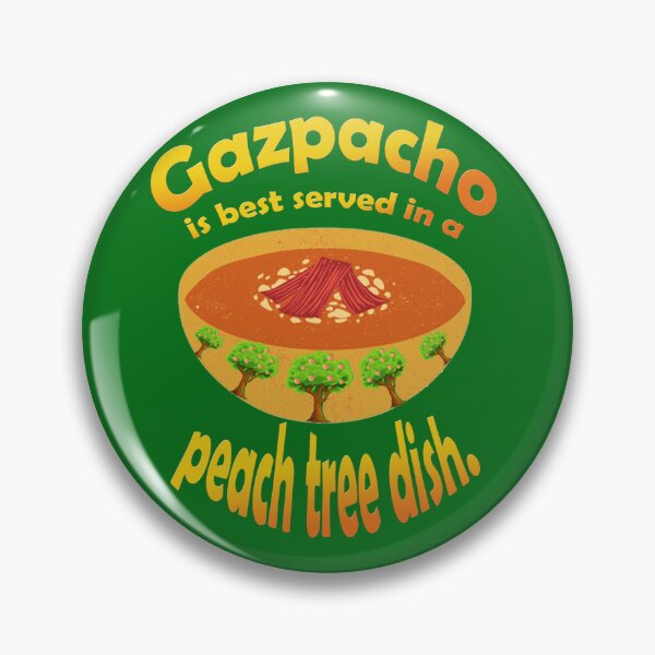 Item preview, Gazpacho Best in Peach Tree Dish designed and sold by Karen Simon.