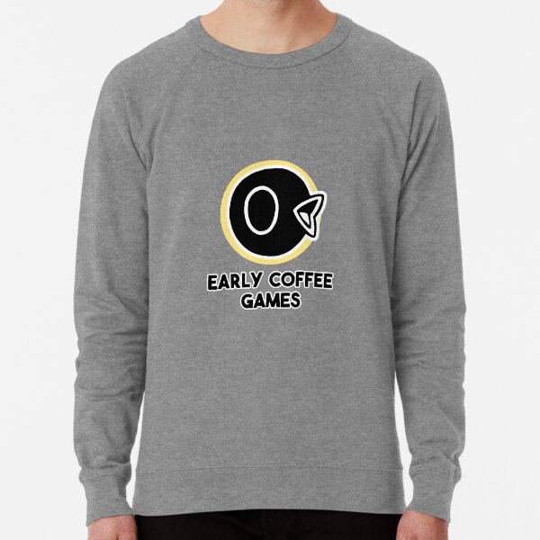 Early Coffee Games Logo Lightweight Sweatshirt