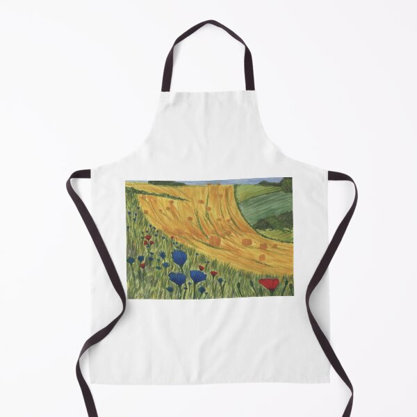 Item preview, Wheatfield with Flowers designed and sold by raythompsonart.