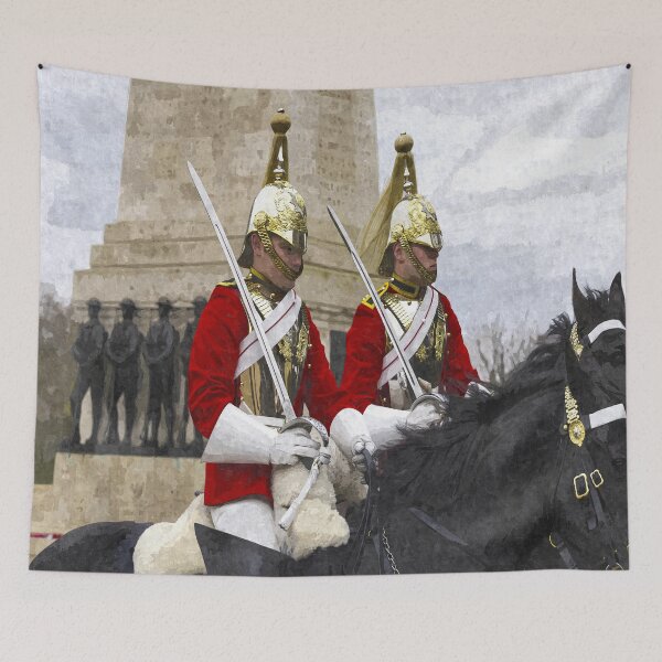 Item preview, Household Cavalry Changing Of The Guard Art designed and sold by Londonimages.
