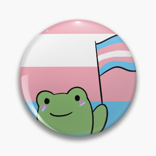 Item preview, Trans Flag Frog designed and sold by uchix.