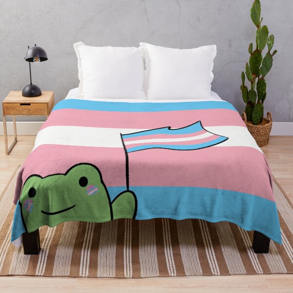 Item preview, Trans Flag Frog designed and sold by uchix.