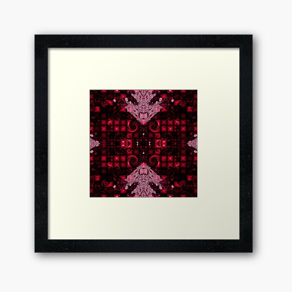 Harlequin Chessboard 2 Framed Art Print