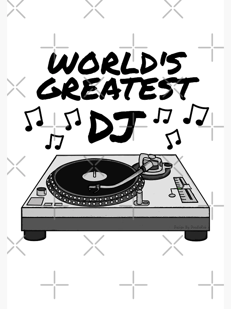 Le plus grand DJ du monde, DJ'ing Musician Producer | Carte postale