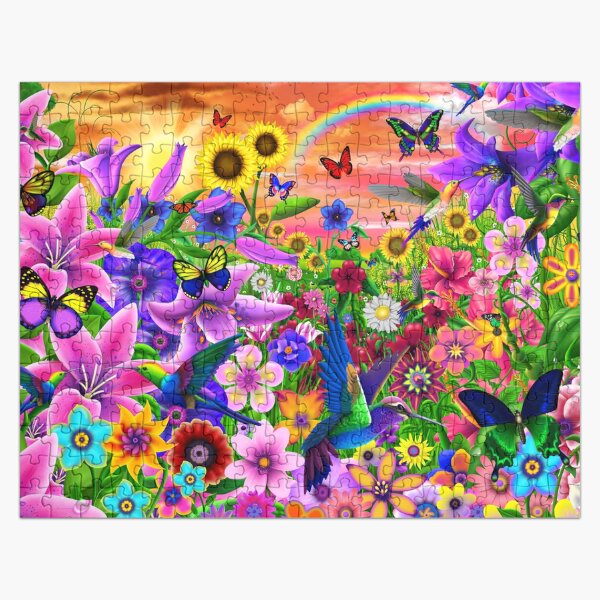 Artikel-Vorschau von Fantastische Blumen und Kolibris, designt und verkauft von GeraldNewtonArt.