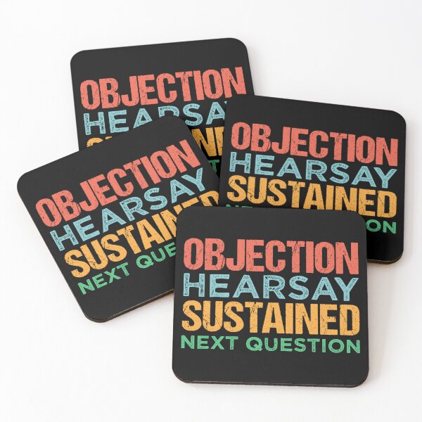 Item preview, Objection Hearsay Sustained designed and sold by Wishinglob.