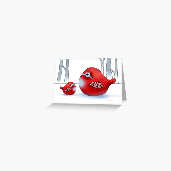 Item preview, Little Red Robins designed and sold by Karin Taylor.