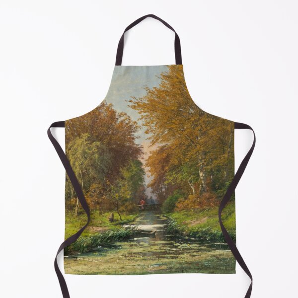 Item preview, Henri Gogarten Young woman with a parasol on a forest bridge designed and sold by TeeARTHY.