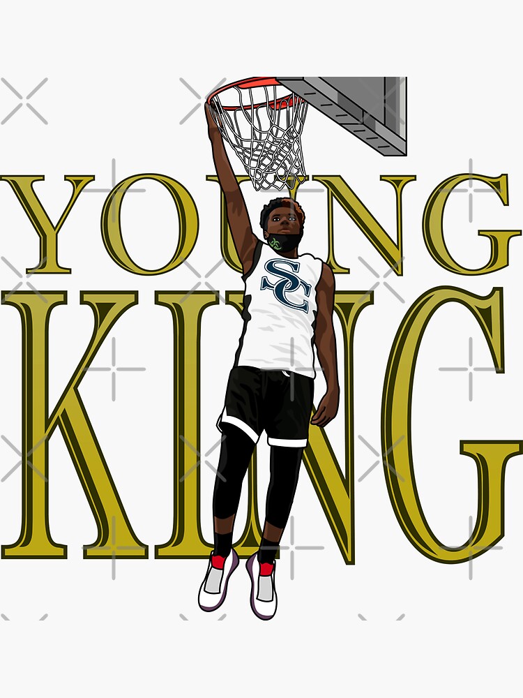 Bryce James Young King Comic Art Sticker By Aya Design Redbubble