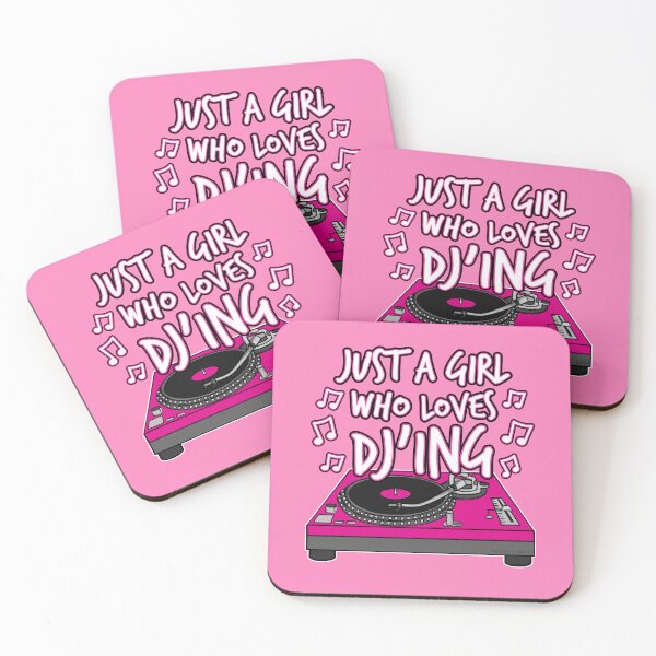 Item preview, Just A Girl Who Loves DJ'ing, Female DJ designed and sold by doodlerob.