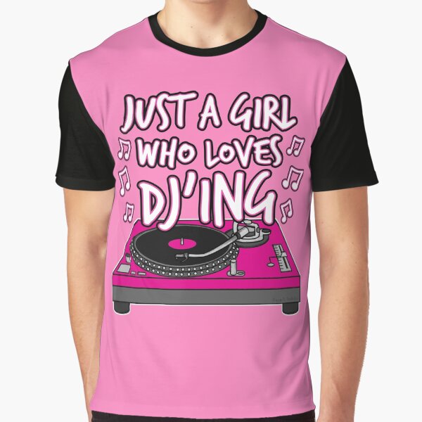 Item preview, Just A Girl Who Loves DJ'ing, Female DJ designed and sold by doodlerob.