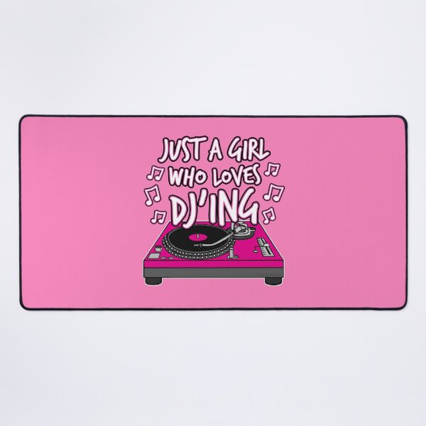 Item preview, Just A Girl Who Loves DJ'ing, Female DJ designed and sold by doodlerob.