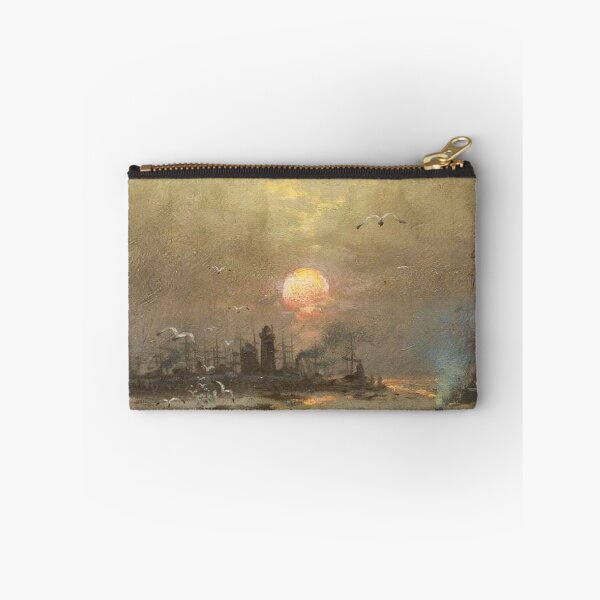 Item preview, Heinrich Gogarten Hafenansicht ,harbor view ,german painter ,heinrich 1850 ,winter designed and sold by TeeARTHY.
