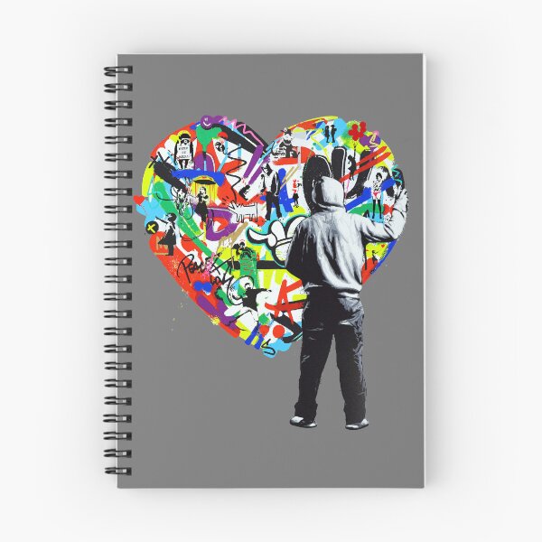Item preview, Street Art Love Banksy Heart designed and sold by WE-ARE-BANKSY.