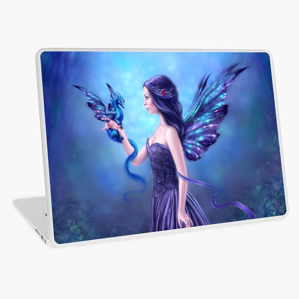 Iridescent Fairy & Dragon Laptop Skin