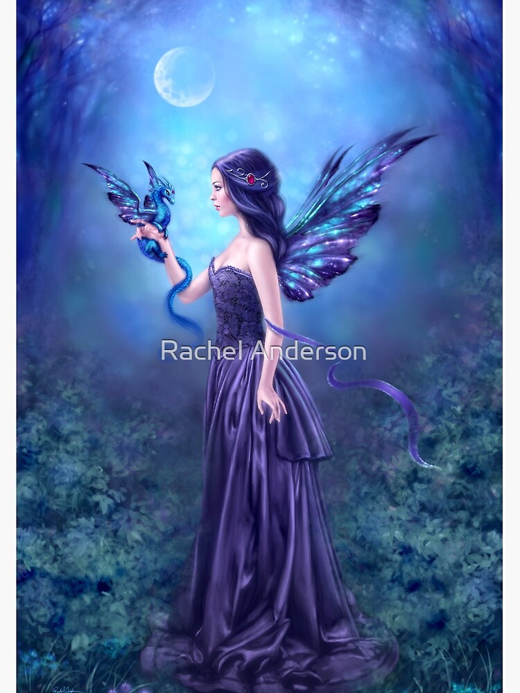 Thumbnail 3 of 3, Journal, Iridescent Fairy & Dragon designed and sold by silverstars.