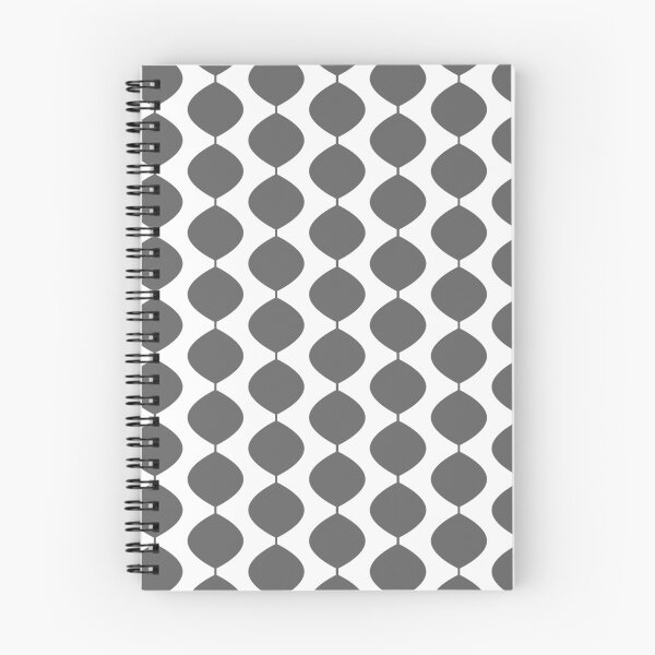 Item preview, Midcentury Modern Retro 60s Waves Pattern  (70% Grey) designed and sold by Makanahele.