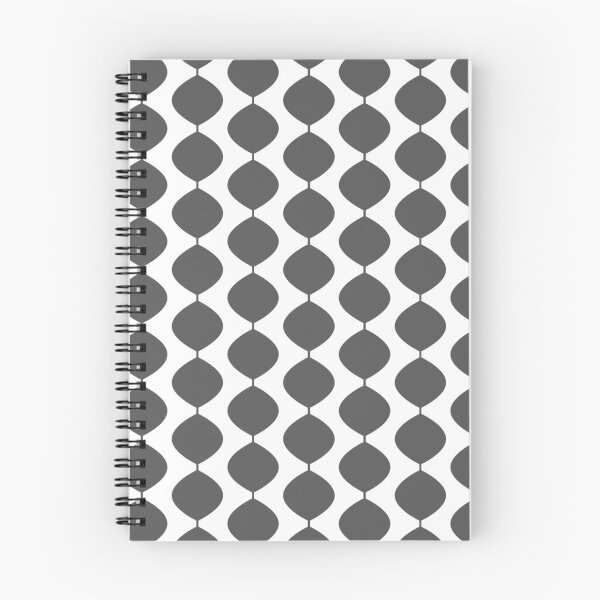Item preview, Midcentury Modern Retro 60s Waves Pattern  (75% Grey) designed and sold by Makanahele.
