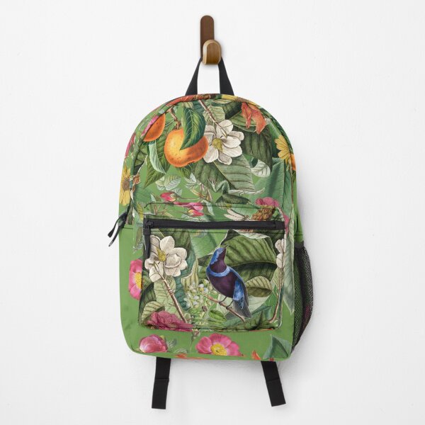 Item preview, Lush Vintage Garden with Bird, Butterfly, & Fruit designed and sold by Trish Dish.