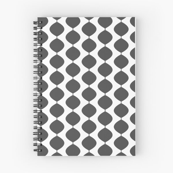 Item preview, Midcentury Modern Retro 60s Waves Pattern  (80% Grey) designed and sold by Makanahele.
