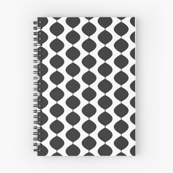 Item preview, Midcentury Modern Retro 60s Waves Pattern  (90% Grey) designed and sold by Makanahele.