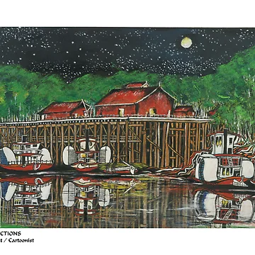 Artwork thumbnail, ECHUCA REFLECTIONS by ROB51