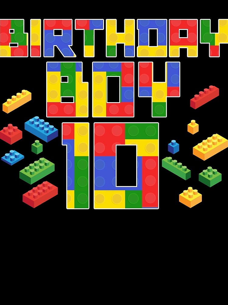 Thumbnail 3 von 3, Tuch, Kids 10th Birthday Boy Master Builder 10 Year Old Builder Gear designt und verkauft von DynamicDesign.
