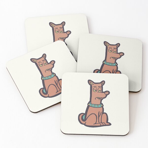 Item preview, Bored brown dog - cartoon illustration designed and sold by CofefeStudio.