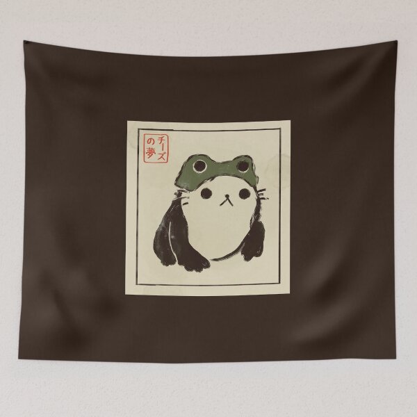 Item preview, Cat in a frog hat designed and sold by cheezup.