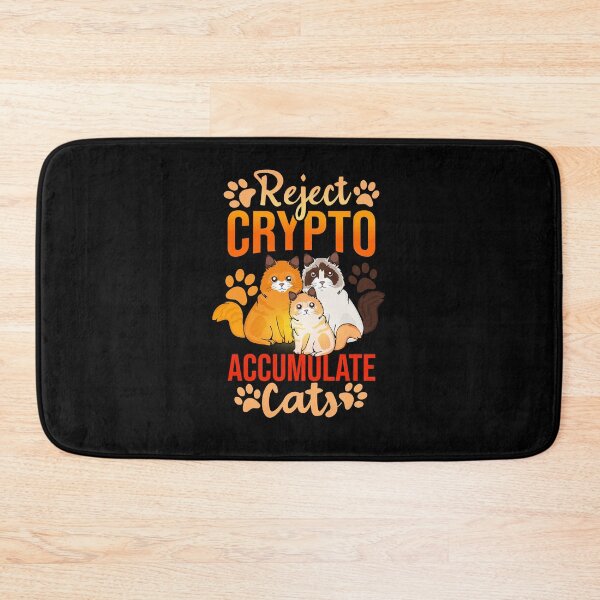 Item preview, Funny Cat Lover Women Cat Gift Men Crypto Bitcoin Cat designed and sold by DSWShirts.