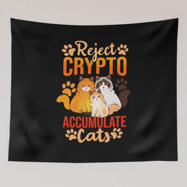 Item preview, Funny Cat Lover Women Cat Gift Men Crypto Bitcoin Cat designed and sold by DSWShirts.