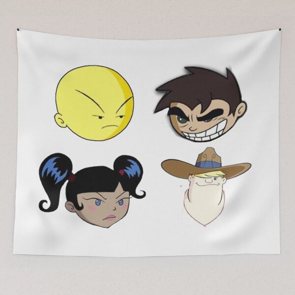 Item preview, Xiaolin Showdown || Xiaolin Dragons  heads Sticker pack designed and sold by mindischaos.