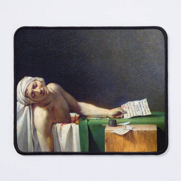Item preview, The Death of Marat by Jacques-Louis David designed and sold by TeeARTHY.