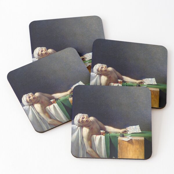 Item preview, The Death of Marat by Jacques-Louis David designed and sold by TeeARTHY.