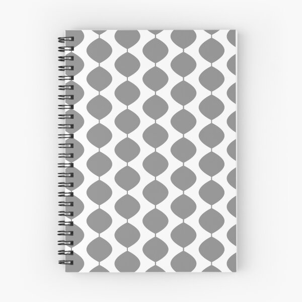 Item preview, Mid Century Modern Retro 60s Waves Pattern  (55% Grey) designed and sold by Makanahele.