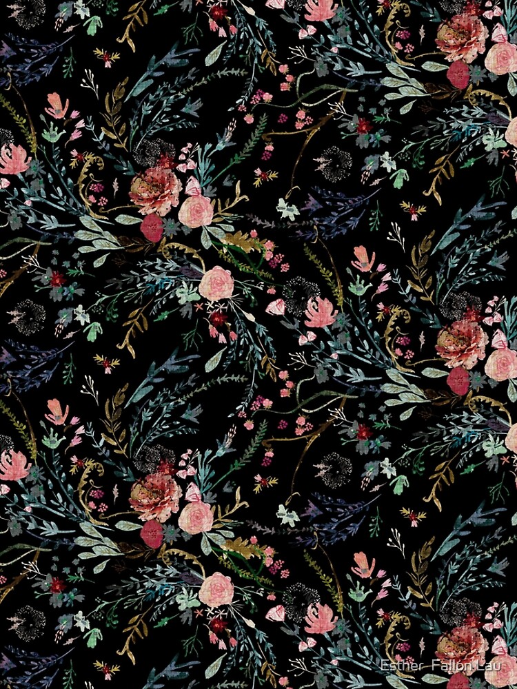 Midnight Floral by nouveaubohemian