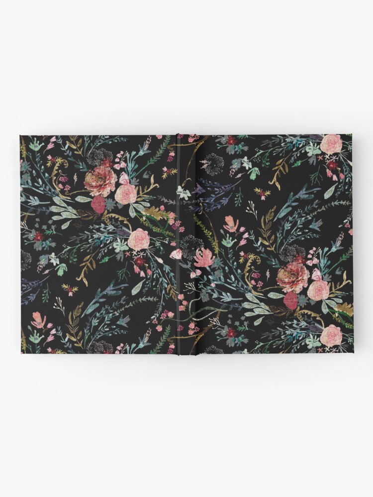 Alternate view of Midnight Floral Hardcover Journal
