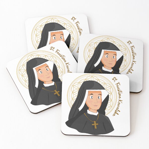 Item preview, Saint Faustina Kowalska designed and sold by ChapterAndMirth.