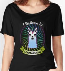 Ich glaube an LLAMACORNS Loose Fit T-Shirt
